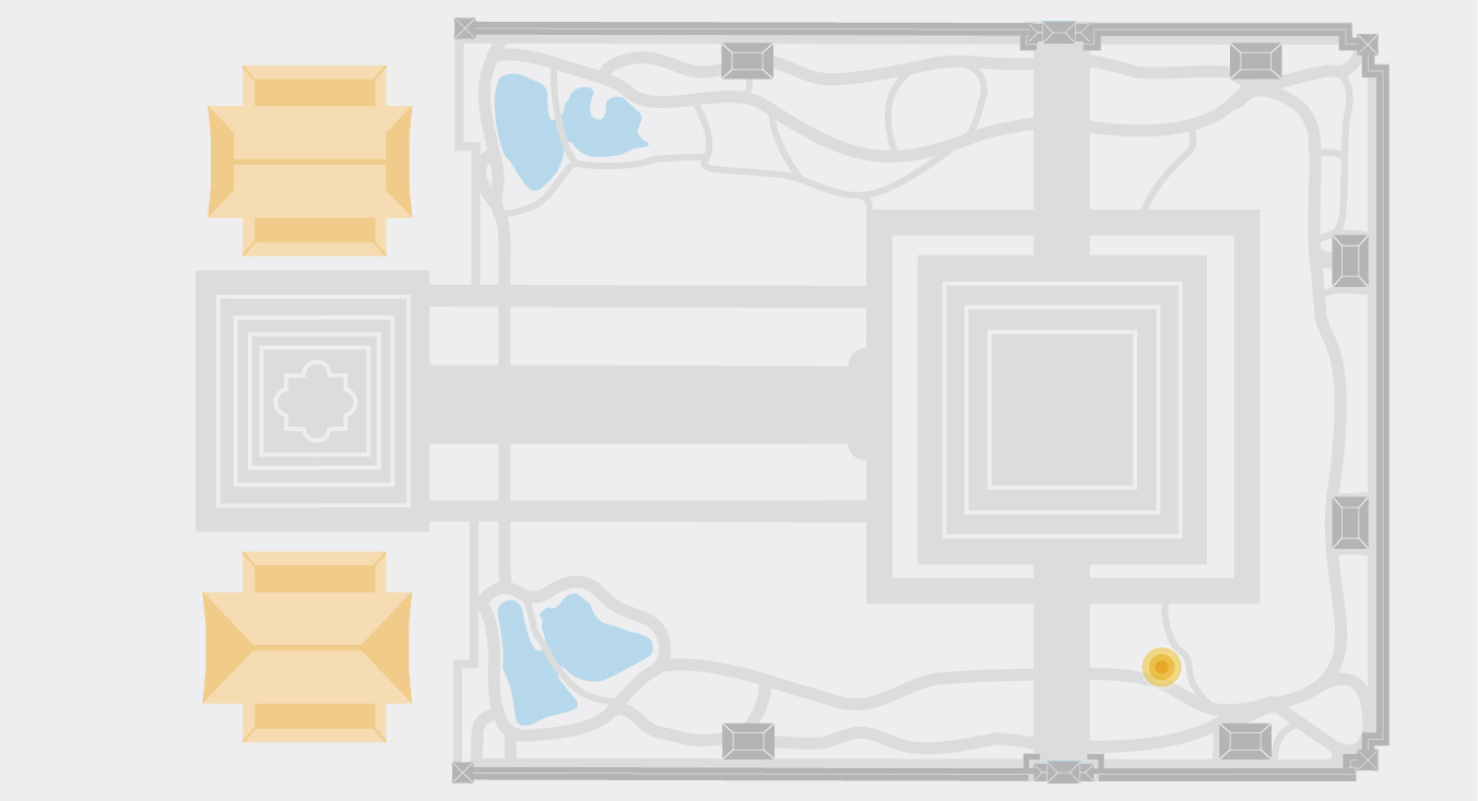 桂花景點平面圖