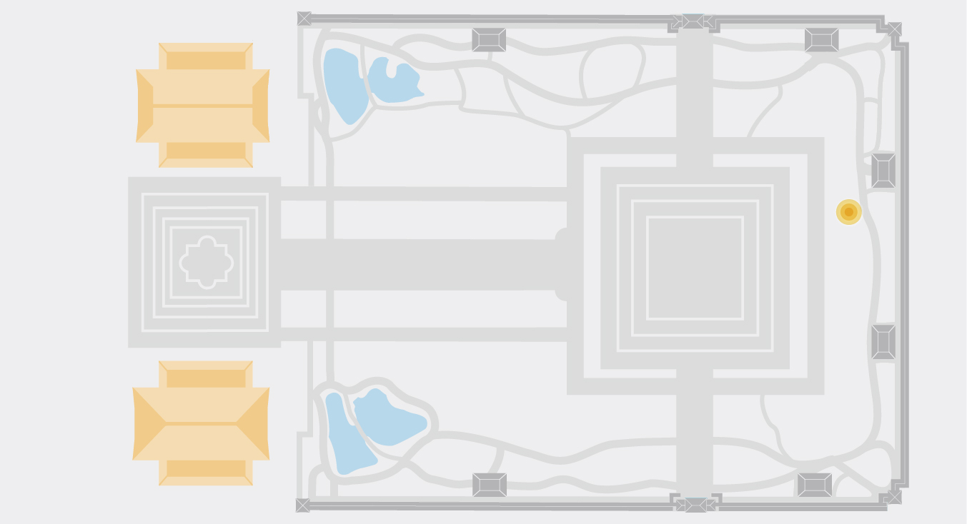 虎背景點平面圖