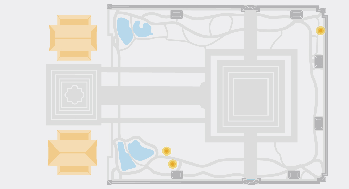 流蘇景點平面圖